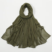 New Arrival  Hijab Women Muslim Scarf Shawls  Big Size Plain Islamic Turban