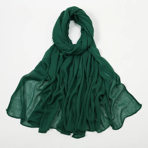 New Arrival  Hijab Women Muslim Scarf Shawls  Big Size Plain Islamic Turban