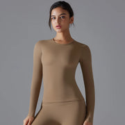 Winter Fitness Running Gym Clothes Workout DryElastic Sports Top
