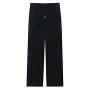 Trend Loose Drawstring Long Pants Woman Vintage Female Wide Leg Pant