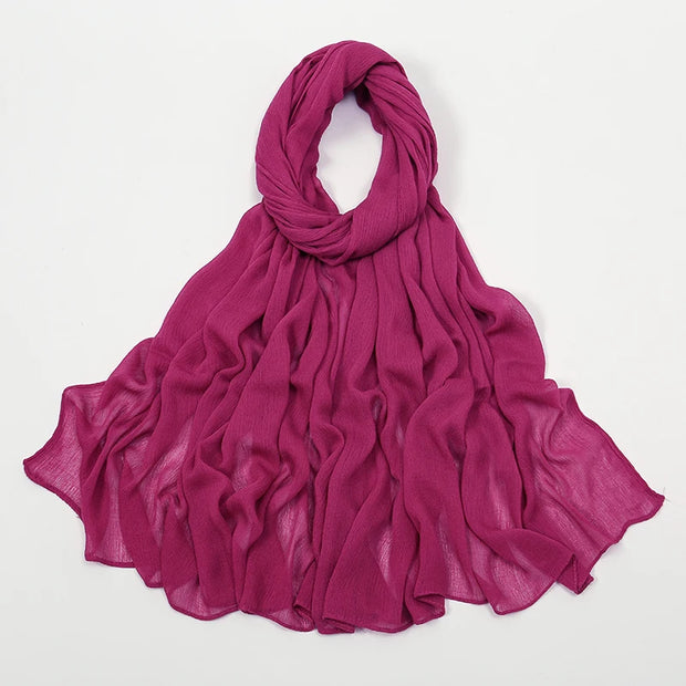 New Arrival  Hijab Women Muslim Scarf Shawls  Big Size Plain Islamic Turban