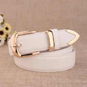 Fashion High Quality Trouser Belts Solid Vintage Pin Buckle Ladies