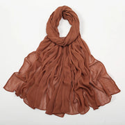 New Arrival  Hijab Women Muslim Scarf Shawls  Big Size Plain Islamic Turban