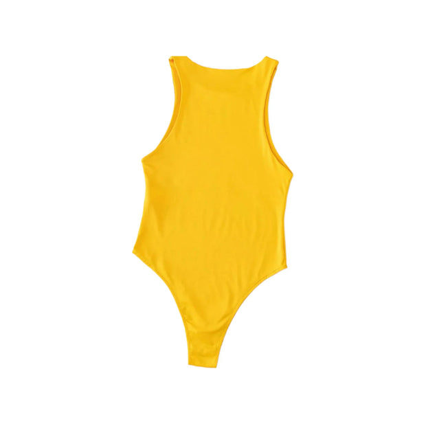 Solid Sexy Bodysuit Women Bodysuits Female 6 Color Green Slim Casual Bodysuit