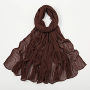 New Arrival  Hijab Women Muslim Scarf Shawls  Big Size Plain Islamic Turban