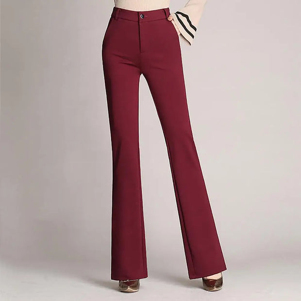 Colors Elastic Formal Long Stretch Office Lady Trouser for Office