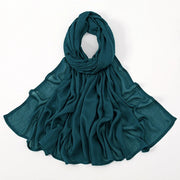 Muslim Hijabs Plain Shawls Soft Viscose Rayon Headscarf Islamic Turban