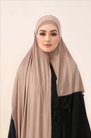 Modal Jersey Hijab Scarf  Solid Color Easy To Wear Shawl Wrap