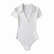 New Women Bodysuit Lingerie Sleepwear Short Sleeve Slim Fit Sexy Jumpsuit