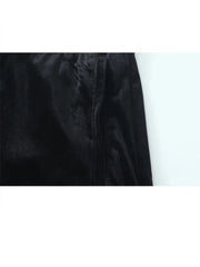 Trend Loose Drawstring Long Pants Woman Vintage Female Wide Leg Pant
