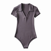 New Women Bodysuit Lingerie Sleepwear Short Sleeve Slim Fit Sexy Jumpsuit