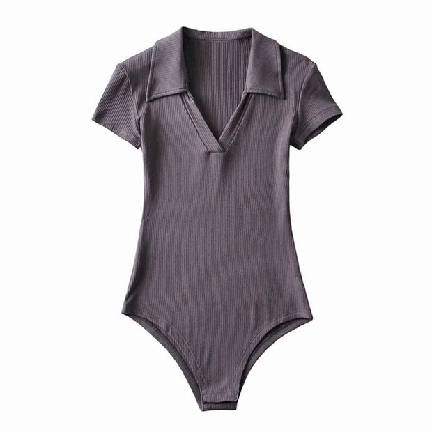 New Women Bodysuit Lingerie Sleepwear Short Sleeve Slim Fit Sexy Jumpsuit