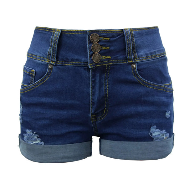 Hem Side Split Ripped Jeans Shorts Hot Girls Shorts