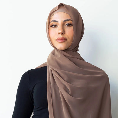 Women Muslim Hijab Sets Headband Scarf 180*70cm