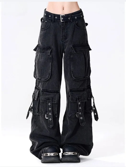 Oversize Denim Trousers Y2k 90s Vintage 2000s  Jean Pants Trashy Clothes