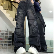 Oversize Denim Trousers Y2k 90s Vintage 2000s  Jean Pants Trashy Clothes