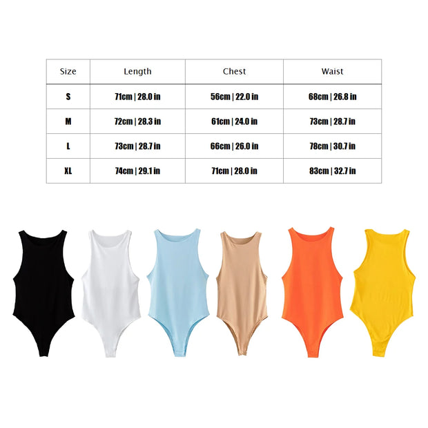 Solid Sexy Bodysuit Women Bodysuits Female 6 Color Green Slim Casual Bodysuit