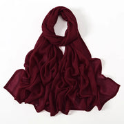 Muslim Hijabs Plain Shawls Soft Viscose Rayon Headscarf Islamic Turban