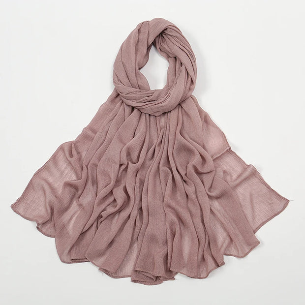 New Arrival  Hijab Women Muslim Scarf Shawls  Big Size Plain Islamic Turban