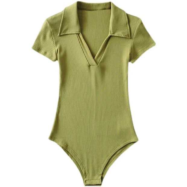 New Women Bodysuit Lingerie Sleepwear Short Sleeve Slim Fit Sexy Jumpsuit