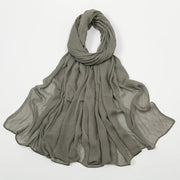 New Arrival  Hijab Women Muslim Scarf Shawls  Big Size Plain Islamic Turban