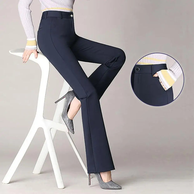 Colors Elastic Formal Long Stretch Office Lady Trouser for Office