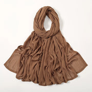 Muslim Hijab Plain Scarf Big Size Headscarf Islamic Turban