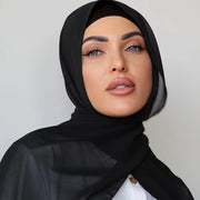 Women Muslim Hijab Sets Headband Scarf 180*70cm