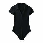 New Women Bodysuit Lingerie Sleepwear Short Sleeve Slim Fit Sexy Jumpsuit