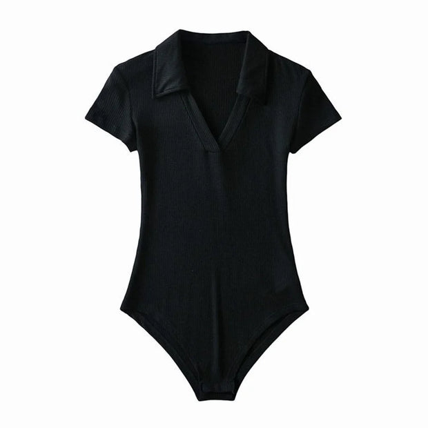 New Women Bodysuit Lingerie Sleepwear Short Sleeve Slim Fit Sexy Jumpsuit