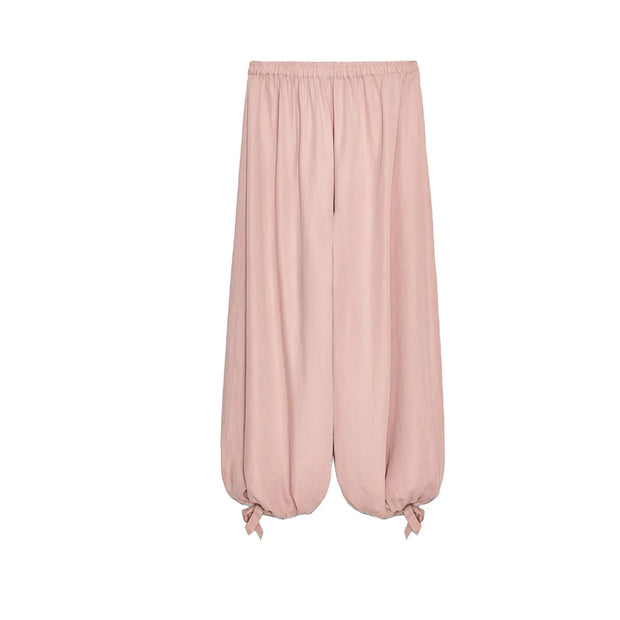 New Arrival Pleated  Hem Commute Polyester Fiber High Waist Casual Pants