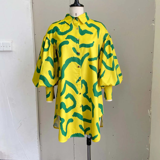Full Sleeve High Street Wear Vestidos Robe
