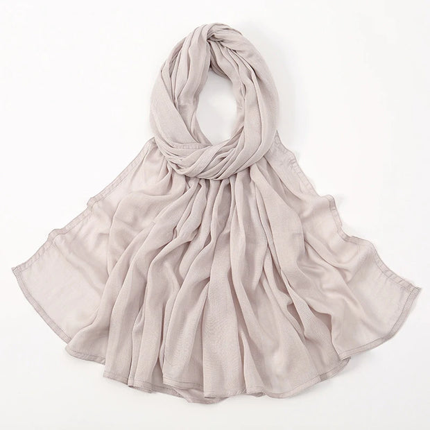 Muslim Hijab Plain Scarf Big Size Headscarf Islamic Turban