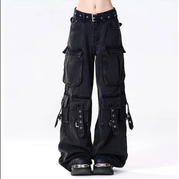 Oversize Denim Trousers Y2k 90s Vintage 2000s  Jean Pants Trashy Clothes