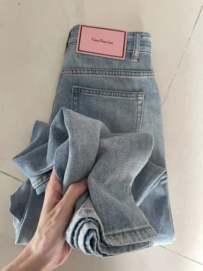 Waist Loose Denim Pants Streetwear Fashion Trashy Long Skater Trousers