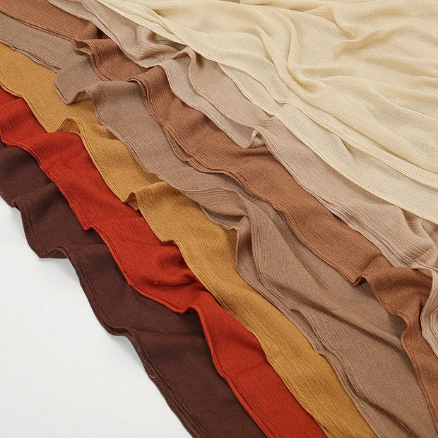 New Arrival  Hijab Women Muslim Scarf Shawls  Big Size Plain Islamic Turban