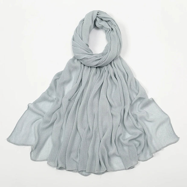 New Arrival  Hijab Women Muslim Scarf Shawls  Big Size Plain Islamic Turban