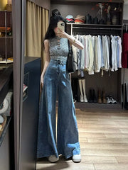 Baggy Jeans Y2k Women's Pants Skinny Jeans Woman High Waist Pants