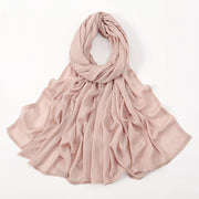 Muslim Hijab Plain Scarf Big Size Headscarf Islamic Turban