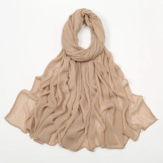 New Arrival  Hijab Women Muslim Scarf Shawls  Big Size Plain Islamic Turban