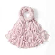 Muslim Hijab Plain Scarf Big Size Headscarf Islamic Turban