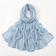 Muslim Hijabs Plain Shawls Soft Viscose Rayon Headscarf Islamic Turban