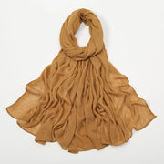 New Arrival  Hijab Women Muslim Scarf Shawls  Big Size Plain Islamic Turban