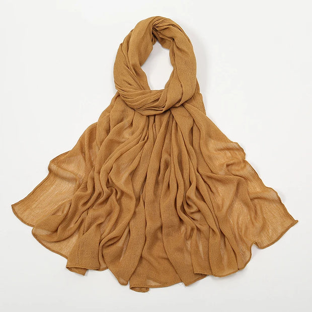 New Arrival  Hijab Women Muslim Scarf Shawls  Big Size Plain Islamic Turban