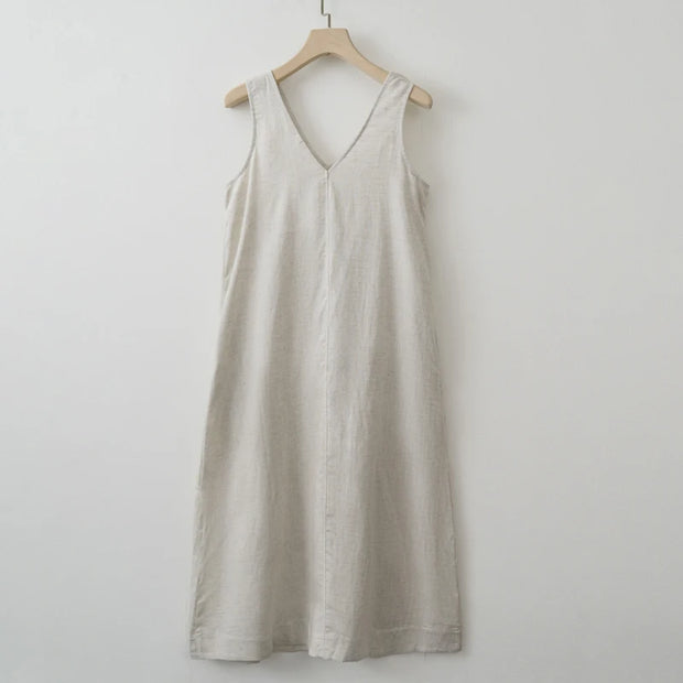 Women Fashion V neck Dress