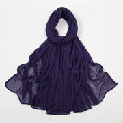 New Arrival  Hijab Women Muslim Scarf Shawls  Big Size Plain Islamic Turban