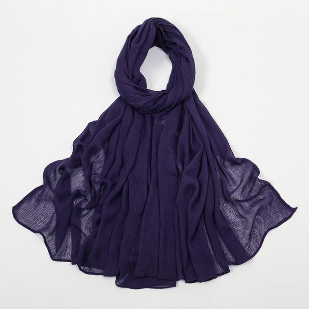 New Arrival  Hijab Women Muslim Scarf Shawls  Big Size Plain Islamic Turban