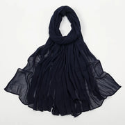 New Arrival  Hijab Women Muslim Scarf Shawls  Big Size Plain Islamic Turban