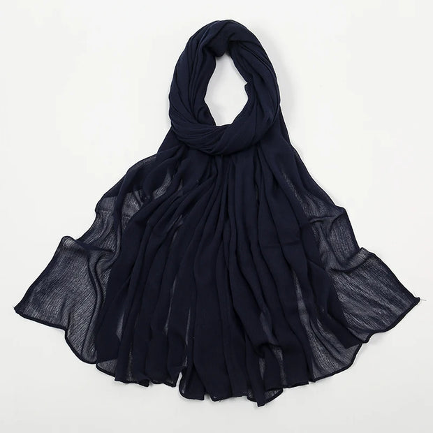 New Arrival  Hijab Women Muslim Scarf Shawls  Big Size Plain Islamic Turban