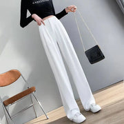 Tailoring with Pockets Solid Work Zipper All Medium Comfortable Stretch